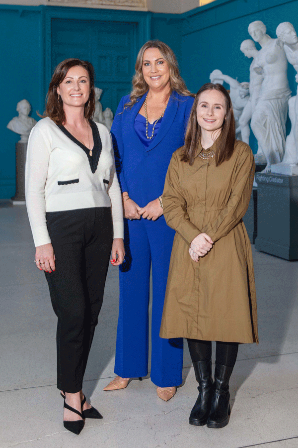 Hilary O'Shea, Peigin Crowley and Alison O'Shea